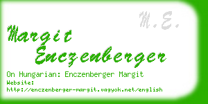 margit enczenberger business card